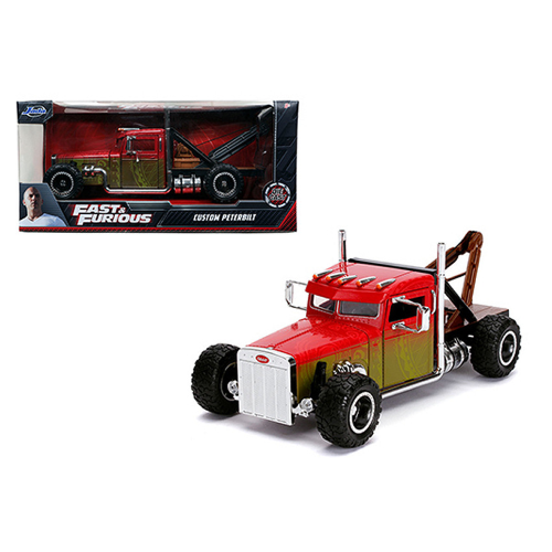 CUSTOM PETERBILT TRUCK 1956 HOBBS & SHAW FAST & FURIOUS 9 1:24 Jada Toys Movie Modellino