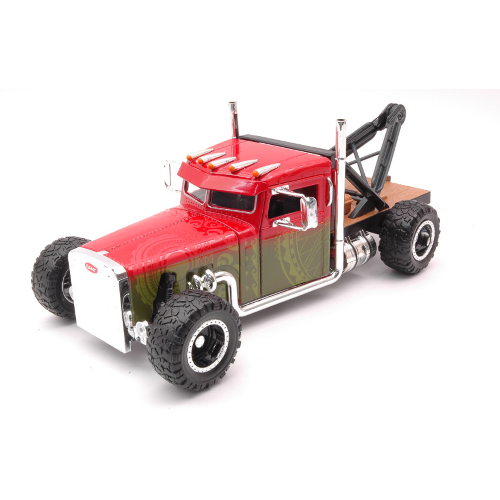 CUSTOM PETERBILT TRUCK 1956 HOBBS & SHAW FAST & FURIOUS 9 1:24 Jada Toys Movie Modellino