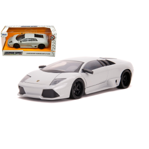 LAMBORGHINI MURCIELAGO LP640 2017 GLOSSY GREY 1:24 Jada Toys Tuning Modellino