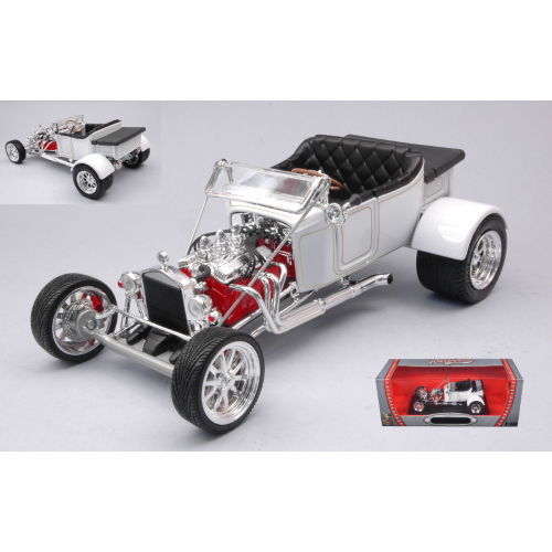 FORD T-BUCKET ROADSTER STREET ROAD VERSION 1923 WHITE 1:18 Yat Ming Auto Stradali Modellino