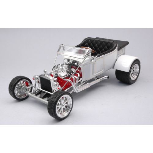 FORD T-BUCKET ROADSTER STREET ROAD VERSION 1923 WHITE 1:18 Yat Ming Auto Stradali Modellino