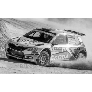 SKODA FABIA R5 EVO N.24 RALLY PORTUGAL 2019 KOPECKY-DRESLER 1:43 Ixo Model Auto Rally Modellino