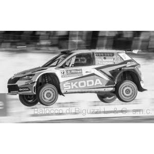 SKODA FABIA R5 EVO N.23 RALLY PORTUGAL 2019 ROVANPERA/HALTTUNEN 1:43 Ixo Model Auto Rally Modellino