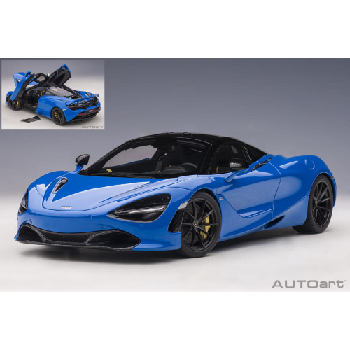 MC LAREN 720S 2017 METALLIC BLUE 1:18 AutoArt Auto Stradali Modellino