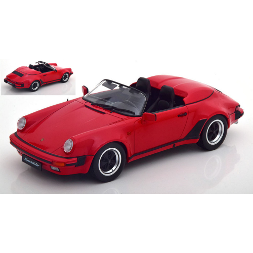 PORSCHE 911 SPEEDSTER 1989 RED 1:18 KK Scale Auto Stradali Modellino