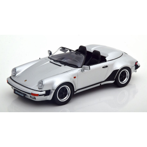 PORSCHE 911 SPEEDSTER 1989 SILVER 1:18 KK Scale Auto Stradali Modellino