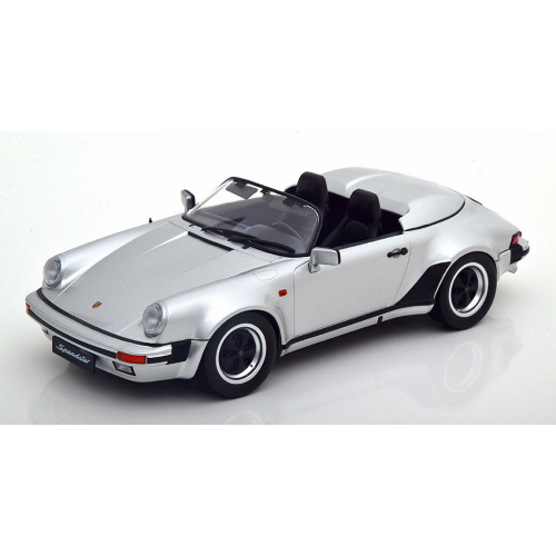 PORSCHE 911 SPEEDSTER 1989 SILVER 1:18 KK Scale Auto Stradali Modellino