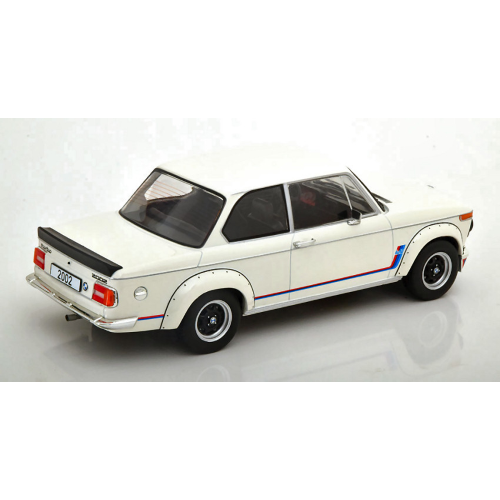 BMW 2002 Tii TURBO 1973 WHITE 1:18 ModelCarGroup Auto Stradali Modellino
