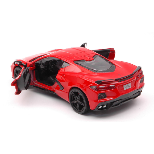 CORVETTE STINGRAY C8 2020 RED 1:24 MotorMax Auto Stradali Modellino
