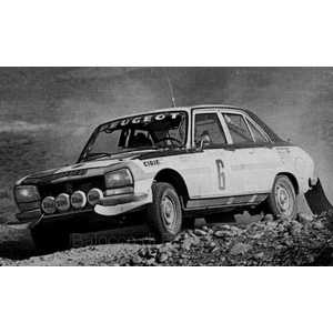 PEUGEOT 504 TI N.6 RALLY MAROKKO 1975 MIKKOLA-TODT 1:18 Ixo Model Auto Rally Modellino