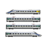 FS 4 UNITA' ETR 610 2 LOCOMOTIVE 1 MOTORIZZATA 1 GUID.+ 2 CARROZZE H0 1:87 Lima Treni Modellino
