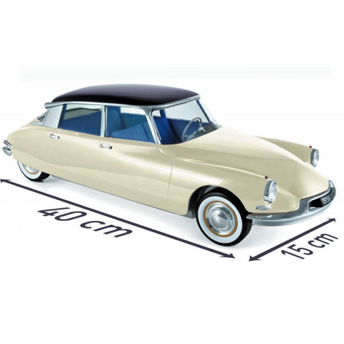 CITROEN DS 19 1956 CHAMPAGNE & AUBERGINE 1:12 Norev Auto Stradali Modellino