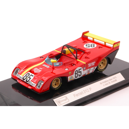 FERRARI 312PB N.85 WINNER 6h WATKINS GLEN 1972 ICKX-ANDRETTI 1:43 Burago Auto Competizione Modellino