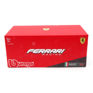 FERRARI F430GT N.97 BMS SCUDEDIA ITALIA 2nd LMGT2 CLASS 24H LE MANS 2008 MALUCELLI-RUBERTI-BABINI 1:43 Burago Auto Competizione Modellino