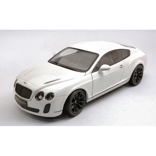 BENTLEY CONTINENTAL GT SUPERSPORTS 2009 WHITE 1:18 Welly Auto Stradali Modellino