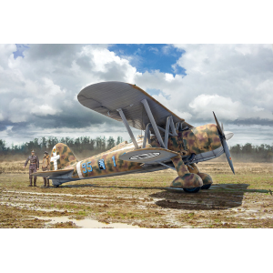 FIAT CR42 BATTLE OF BRITAINS 80th ANNIVERSARY KIT 1:48 Italeri Kit Aerei Modellino