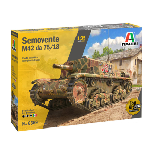 SEMOVENTE M42 DA 75/18 mm KIT 1:35 Italeri Kit Mezzi Militari Modellino
