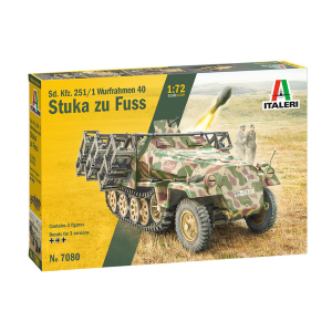 SD.KFZ.251/1 STUKA ZU FUSS KIT 1:72 Italeri Kit Mezzi Militari Modellino