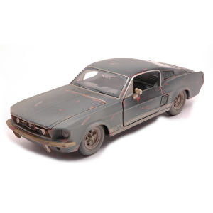 FORD MUSTANG OLD FRIENDS 1967 DIRTY VERSION BLACK 1:24 Maisto Tuning Modellino