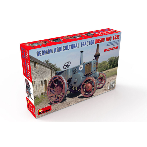 GERMAN AGRICULTURAL TRACTOR D8500 MOD.1938 KIT 1:35 Miniart Kit Art.Vari Modellino