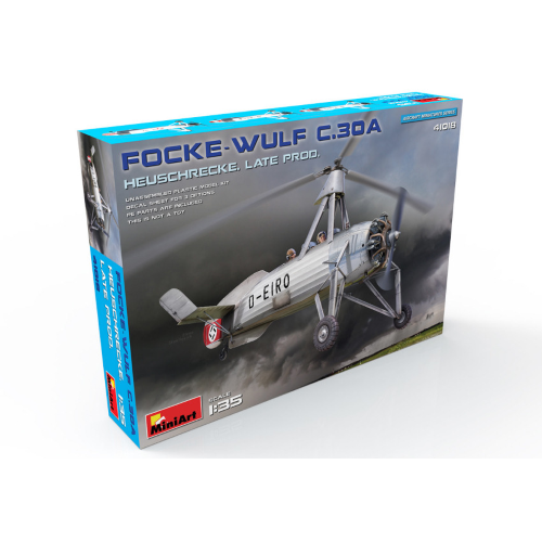 FOCKE-WULF FW C30A HEUSCHRECKE LATE PROD.KIT 1:35 Miniart Kit Elicotteri Modellino
