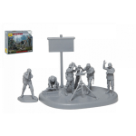 GERMAN 120mm MORTAR WITH CREW KIT 1:72 Zvezda Kit Figure Militari Modellino