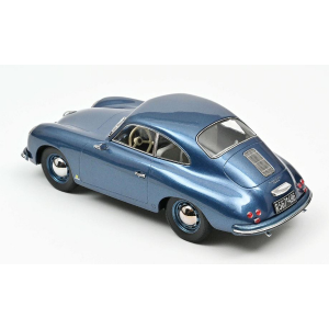 PORSCHE 356 COUPE 1952 BLUE 1:18 Norev Auto Stradali Modellino