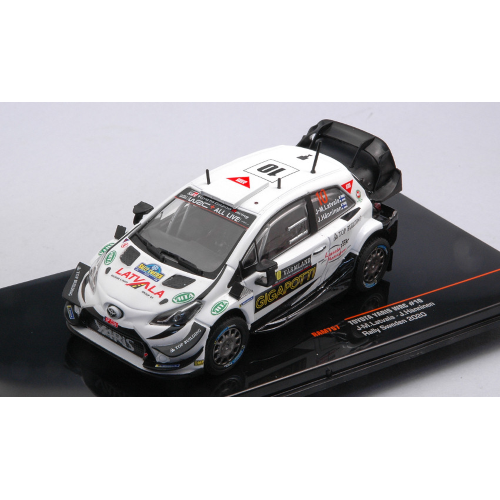 TOYOTA YARIS WRC N.10 RALLY SWEDEN 2020 LATVALA-ANTTILA 1:43 Ixo Model Auto Rally Modellino