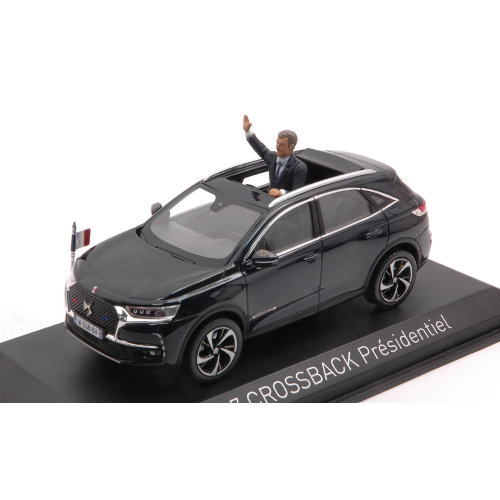 CITROEN DS 7 CROSSBACK PRESIDENTIEL 2017 WITH FIGURE 1:43 Norev Auto Stradali Modellino