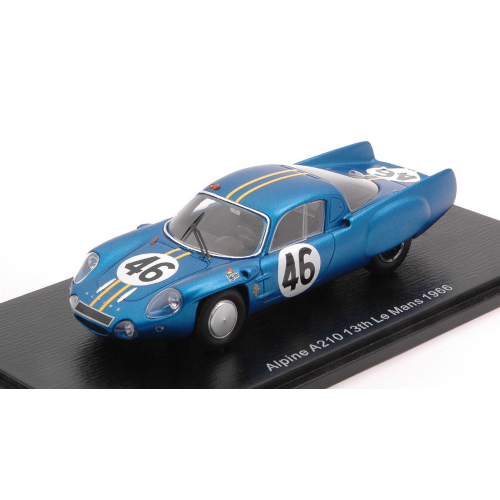 ALPINE A210 N.46 13th LE MANS 1966 M.BIANCHI-J.VINATIER 1:43 Spark Model Auto Competizione Modellino