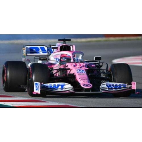 BWT RP20 SERGIO PEREZ 2020 N.11 BARCELONA TEST 1:43 Spark Model Formula 1 Modellino