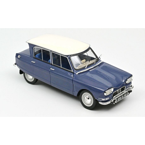 CITROEN AMI 6 1965 ARDOISE BLUE 1:18 Norev Auto Stradali Modellino