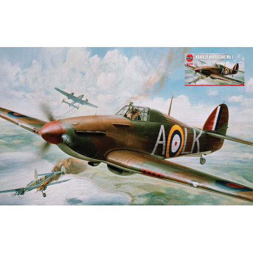 HAWKER HURRICANE MK1 KIT 1:24 Airfix Kit Aerei Modellino