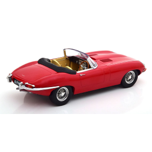 JAGUAR E-TYPE CONVERTIBLE OPEN SERIES 1 1961 RED 1:18 KK Scale Auto Stradali Modellino
