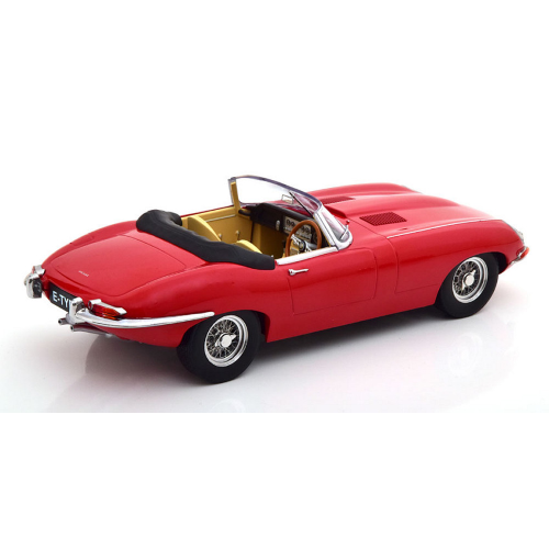 JAGUAR E-TYPE CONVERTIBLE OPEN SERIES 1 1961 RED 1:18 KK Scale Auto Stradali Modellino