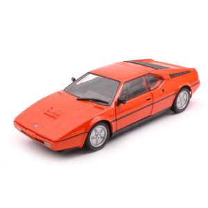 BMW M1 1987 ORANGE 1:24 Welly Auto Stradali Modellino