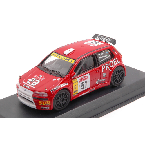 FIAT PUNTO N.51 SAN REMO 2003 1:43 Top Model Auto Rally Modellino