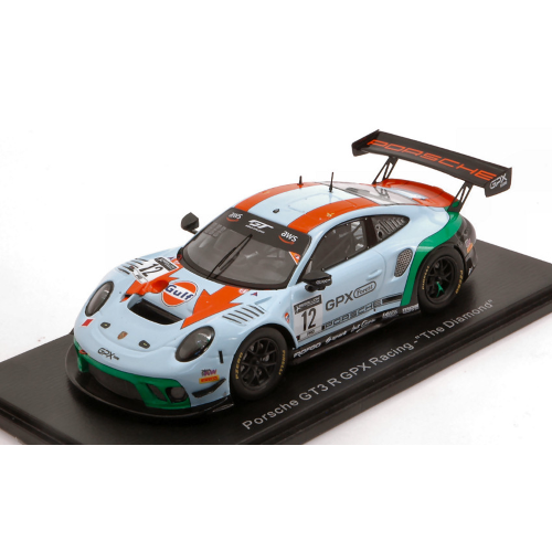 PORSCHE 911 991-2 GT3 R TEAM GPX RACING N.12 THE DIAMOND 1:43 Spark Model Auto Competizione Modellino