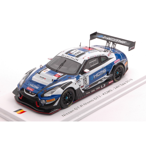 NISSAN GT-R N.18 24 H SPA 2019 IMPERATORI-JARVIS-LIBERATI 1:43 Spark Model Auto Competizione Modellino