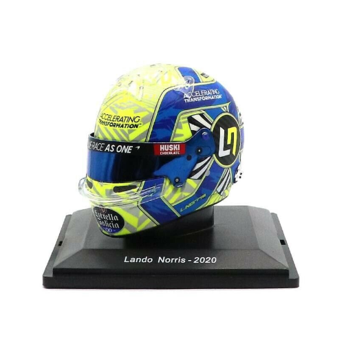 CASCO LANDO NORRIS MC LAREN 2020 1:5 Spark Model Caschi Modellino