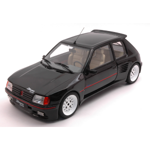 PEUGEOT 205 DIMMA 1989 BLACK 1:18 Ottomobile Auto Stradali Modellino