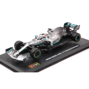 MERCEDES AMG PETRONAS W10 LEWIS HAMILTON 2019 N.44 WORLD CHAMPION 1:43 Burago Formula 1 Modellino