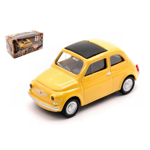 FIAT 500 F 1965 YELLOW 1:43 Mondo Motors Auto Stradali Modellino