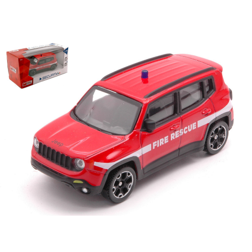 JEEP RENEGADE VIGILI DEL FUOCO 2017 1:43 Mondo Motors Pompieri Modellino