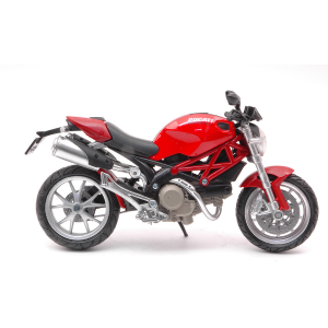 DUCATI NEW MONSTER 1100 2010 RED 1:12 New Ray Moto Modellino