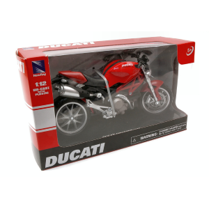 DUCATI NEW MONSTER 1100 2010 RED 1:12 New Ray Moto Modellino