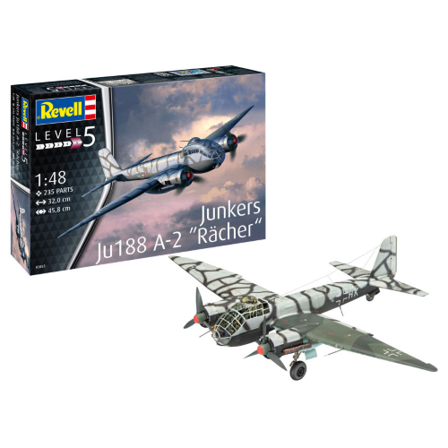 JUNKERS JU188 A-2 RACHER KIT 1:48 Revell Kit Aerei Modellino