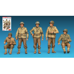 U.S.JEEP CREW & MPs SPECIAL EDITION KIT 1:35 Miniart Kit Figure Militari Die Cast Modellino
