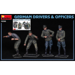 GERMAN DRIVERS & OFFICERS KIT 1:35 Miniart Kit Figure Militari Die Cast Modellino