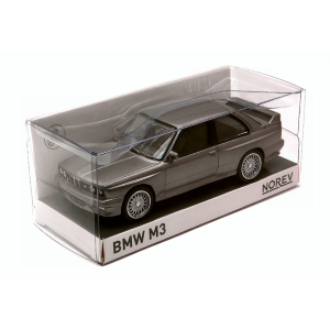 BMW M3 1986 SILVER 1:43 Norev Auto Stradali Modellino